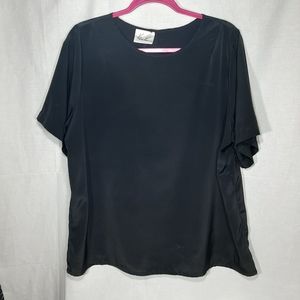 Vintage Black Blouse